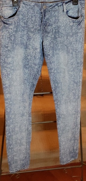 vanilla stan Denim - Universal Stan Floral print jeans